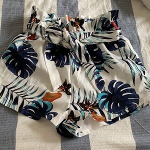 Tropical Print Women's Shorts